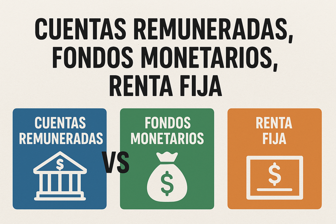 Diferencias entre Cuentas Remuneradas - Fondos Monetarios - Renta Fija (Savings Accounts, Money Markets & Fixed Income)